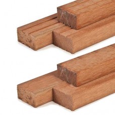 Regel hardhout geschaafd 4,4x6,8x300 cm Regel hardhout geschaafd 4,4x6,8x300 cm